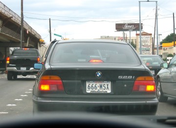 666 license plate